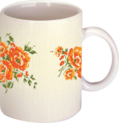 37% OFF on Printland Orange Flower Ceramic Mug 350 ml 37% OFF on Printland Orange Flower Ceramic Mug 350 ml