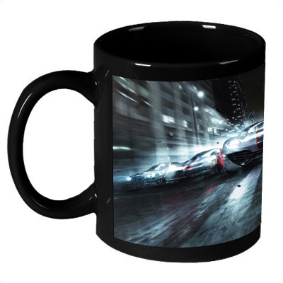 72% OFF on AMY Old Witch Flying On Broom Ceramic Mug 325 ml