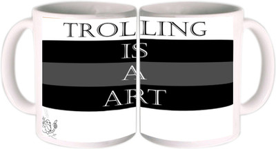 25% OFF on Shopkeeda Trolling Is A Art Ceramic Mug 350 ml 25% OFF on Shopkeeda Trolling Is A Art Ceramic Mug 350 ml