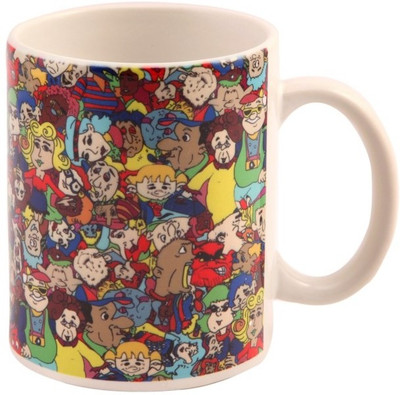 40% OFF on The Purple Sack Cartoon Ceramic Mug