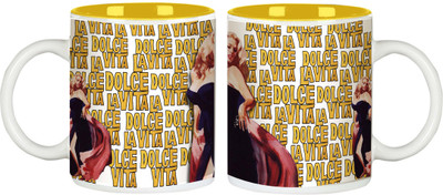 50% OFF on Posterboy La Dolce Vita Ceramic Mug 350 ml