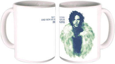 25% OFF on Shopkeeda Jon Snow Night's Watch Ceramic Mug 350 ml 25% OFF on Shopkeeda Jon Snow Night's Watch Ceramic Mug 350 ml