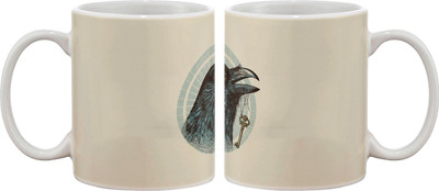 15% OFF on Artifa Bird With Key Porcelain, Ceramic Mug 350 ml 15% OFF on Artifa Bird With Key Porcelain, Ceramic Mug 350 ml