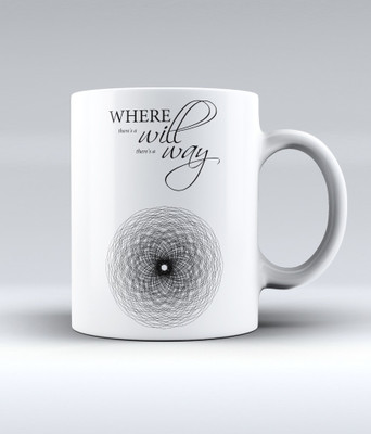 12% OFF on Lab No. 4 Where There'S A Will There'S A Way Inspirational Quote Ceramic Mug 350 ml 12% OFF on Lab No. 4 Where There'S A Will There'S A Way Inspirational Quote Ceramic Mug 350 ml