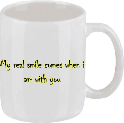 16% OFF on Ellicon My Real Smile Ceramic Mug