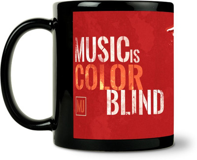 36% OFF on ShopMantra Music Is Color Blind Mj Ceramic Mug 300 ml 36% OFF on ShopMantra Music Is Color Blind Mj Ceramic Mug 300 ml