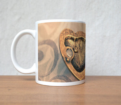 33% OFF on StyBuzz heart locked forever valentine Porcelain Mug 300 ml 33% OFF on StyBuzz heart locked forever valentine Porcelain Mug 300 ml