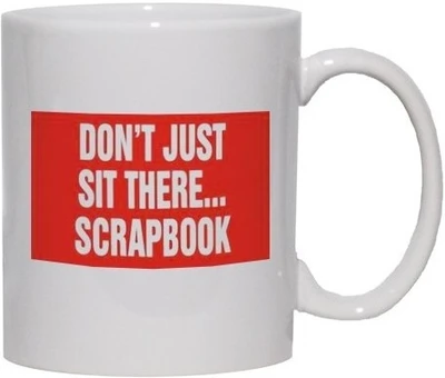 40% OFF on Teeskart Sit There And Scrapbook Porcelain Mug 300 ml 40% OFF on Teeskart Sit There And Scrapbook Porcelain Mug 300 ml