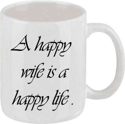 16% OFF on Ellicon 15 A Happy Is A Happy Life Ceramic Mug 16% OFF on Ellicon 15 A Happy Is A Happy Life Ceramic Mug