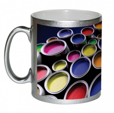 55% OFF on AMY Colorful Paint Cans Ceramic Mug 325 ml