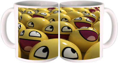 25% OFF on Shopkeeda Smileys Balls Ceramic Mug 350 ml 25% OFF on Shopkeeda Smileys Balls Ceramic Mug 350 ml