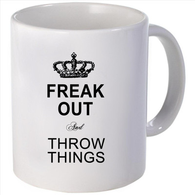 Snoogg freak out and throw things Ceramic Mug