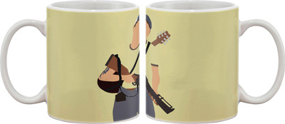 15% OFF on Artifa Man With Gun And Guitar Porcelain, Ceramic Mug 350 ml 15% OFF on Artifa Man With Gun And Guitar Porcelain, Ceramic Mug 350 ml