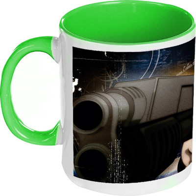 58% OFF on AMY Ergo Proxy Inside Green Coffee Ceramic Mug 325 ml