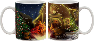 15% OFF on Artifa Jesus Christmas Porcelain, Ceramic Mug 350 ml