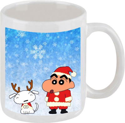28% OFF on Ellicon E64 Funny Shinchan Ceramic Mug 325 ml