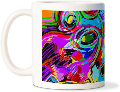 87% OFF on AMY Paint Brush Strokes Ceramic Mug 87% OFF on AMY Paint Brush Strokes Ceramic Mug
