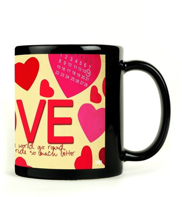 68% OFF on Shoprock Love Hearts Ceramic Mug