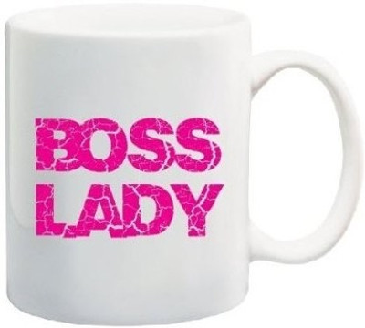 40% OFF on Teeskart Boss Lady Porcelain Mug 300 ml