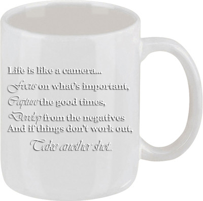 16% OFF on Ellicon Life Is Like A Camera Ceramic Mug 16% OFF on Ellicon Life Is Like A Camera Ceramic Mug