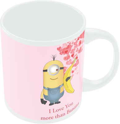 29% OFF on PosterGuy Minion I Love You More Than Banana Design Despicable Me Ceramic Mug 280 ml 29% OFF on PosterGuy Minion I Love You More Than Banana Design Despicable Me Ceramic Mug 280 ml