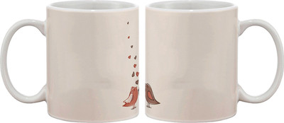 Artifa Love Birds Porcelain, Ceramic Mug 350 ml