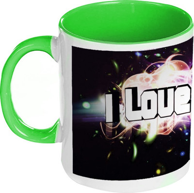 41% OFF on AMY I Love Music Passion Inside Green Coffee Ceramic Mug 325 ml 41% OFF on AMY I Love Music Passion Inside Green Coffee Ceramic Mug 325 ml
