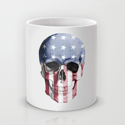 58% OFF on Astrode American Skull Ceramic Mug 325 ml