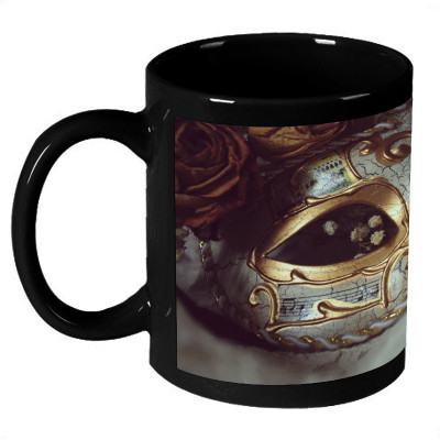 72% OFF on AMY Golden 3d Vintage Mask Ceramic Mug 325 ml 72% OFF on AMY Golden 3d Vintage Mask Ceramic Mug 325 ml