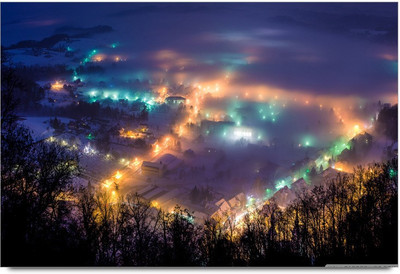 75% OFF on Night City Paper Print 75% OFF on Night City Paper Print