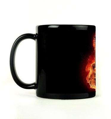 68% OFF on Shoprock Burning Guitar Ceramic Mug 450 ml