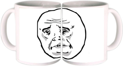 25% OFF on Shopkeeda Okay Meme Ceramic Mug 350 ml