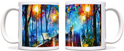 60% OFF on ShopMantra Canvas Painting Couple Black Ceramic Mug 300 ml 60% OFF on ShopMantra Canvas Painting Couple Black Ceramic Mug 300 ml
