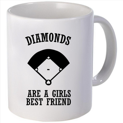 Snoogg diamonds are a girls best friend Ceramic Mug