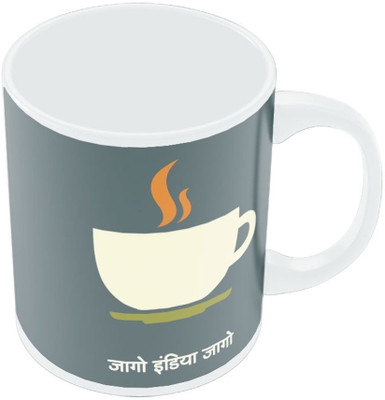 18% OFF on PosterGuy Jaago India Jaago Ceramic Mug 300 ml