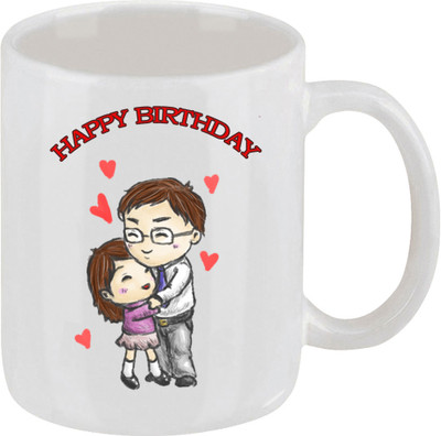 16% OFF on Ellicon Happy Birthday Dad Coffee Mug Ceramic Mug