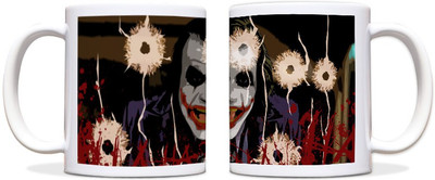 60% OFF on ShopMantra Laughing Joker Black Ceramic Mug 300 ml