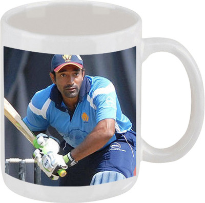28% OFF on Ellicon C176 Robin Uthappa Coffee Ceramic Mug 325 ml