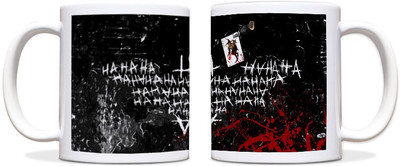 60% OFF on ShopMantra Dark Night Batman Black Ceramic Mug 300 ml