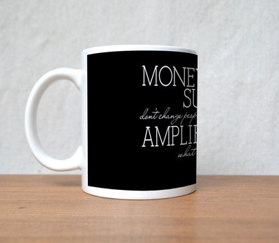 60% OFF on StyBuzz Money Success Ampily Porcelain Mug 300 ml