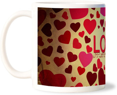 50% OFF on Lovely Collection Love Makes Life Better Ceramic Mug