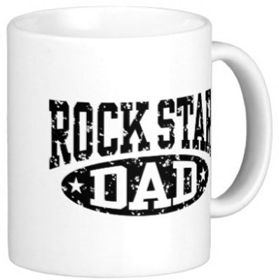 Giftsmate Rock Star Dad Ceramic Mug Giftsmate Rock Star Dad Ceramic Mug
