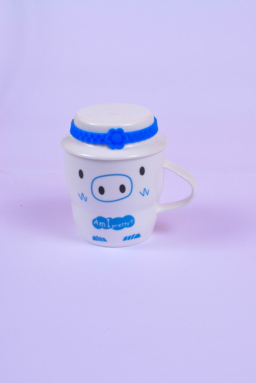 70% OFF on Enfin Homes Blue Snoopy Bone China Mug 0.4 l, Pack of 2