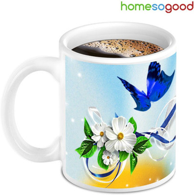 41% OFF on Homesogood Its Time To Fly Ceramic Mug 280 ml 41% OFF on Homesogood Its Time To Fly Ceramic Mug 280 ml
