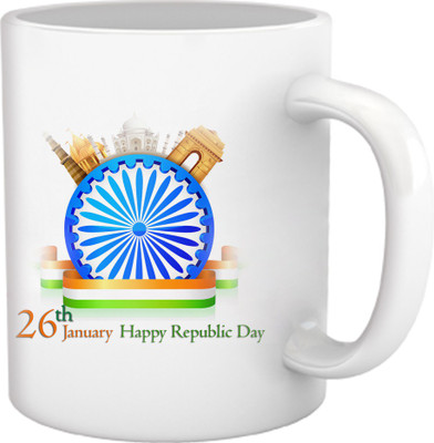 50% OFF on Tiedribbons 26 January Happy Republic Day Ceramic Mug 350 ml 50% OFF on Tiedribbons 26 January Happy Republic Day Ceramic Mug 350 ml