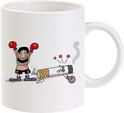 50% OFF on Lolprint Cigarette Craving Busters Ceramic Mug 325 ml