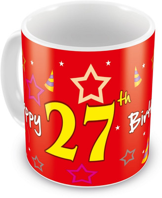 10% OFF on Everyday Gifts 27th Happy Birthday Ceramic Mug