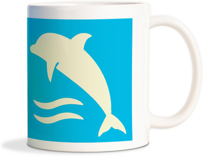 87% OFF on AMY Dolphin On Waves Coffee Ceramic Mug 87% OFF on AMY Dolphin On Waves Coffee Ceramic Mug