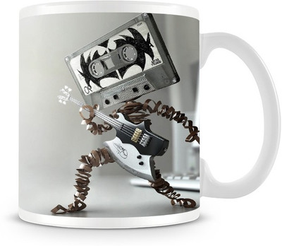 73% OFF on Jupiter09 Cassette Robot Coffee Ceramic Mug 300 ml