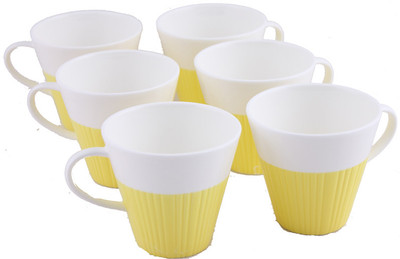 Hi Luxe Love Porcelain Mug 120 ml, Pack of 6 Hi Luxe Love Porcelain Mug 120 ml, Pack of 6